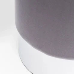 Outlet Kruk Cherry Lichtgrijs Zilver Ø35cm Poefs & Krukken|Kasten