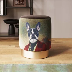 Best Kruk Cherry Mr. Dog Brass Ø32cm Poefs & Krukken|Kasten