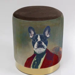 Best Kruk Cherry Mr. Dog Brass Ø32cm Poefs & Krukken|Kasten