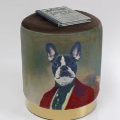 Best Kruk Cherry Mr. Dog Brass Ø32cm Poefs & Krukken|Kasten