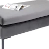Best Sale Kruk Gianni Velvet Grey Black Poefs & Krukken|Kasten