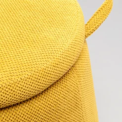 Discount Kruk Thimble Storage Geel Ø51cm Poefs & Krukken|Kasten