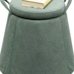 Best Sale Kruk Thimble Storage Groen Ø51cm Poefs & Krukken|Kasten