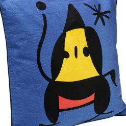 Shop Kussen Art Line Blauw 50x50cm Vloerkleden & Textiel|Kasten