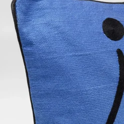Shop Kussen Art Line Blauw 50x50cm Vloerkleden & Textiel|Kasten