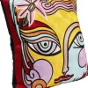 Cheap Kussen Art Line Face 50x50cm Vloerkleden & Textiel|Kasten