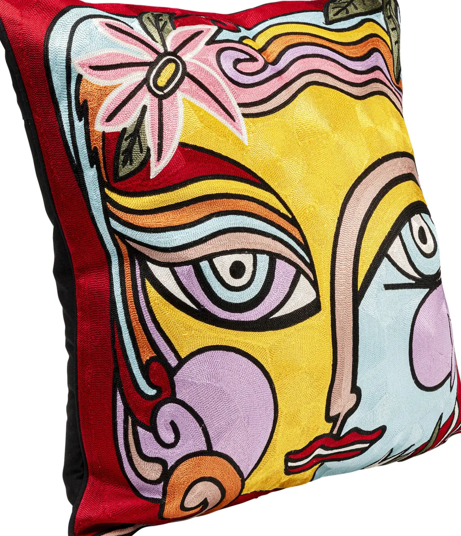 Cheap Kussen Art Line Face 50x50cm Vloerkleden & Textiel|Kasten
