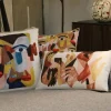 Shop Kussen Artistic Faces 45x45cm Vloerkleden & Textiel|Kasten