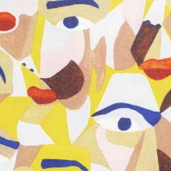 Shop Kussen Artistic Faces 45x45cm Vloerkleden & Textiel|Kasten