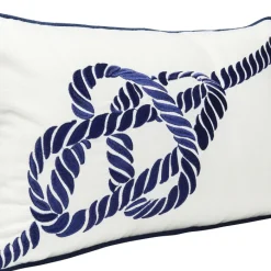Store Kussen Classy Knot White 28x50 Vloerkleden & Textiel|Kasten