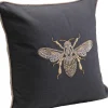 New Kussen Glitter Bee 40x40cm Vloerkleden & Textiel|Kasten