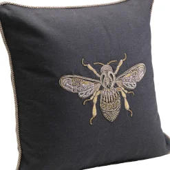New Kussen Glitter Bee 40x40cm Vloerkleden & Textiel|Kasten