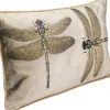 Online Kussen Glitter Dragonfly Brown 50x30cm Vloerkleden & Textiel|Kasten