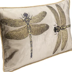 Online Kussen Glitter Dragonfly Brown 50x30cm Vloerkleden & Textiel|Kasten