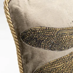 Online Kussen Glitter Dragonfly Brown 50x30cm Vloerkleden & Textiel|Kasten