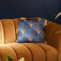 Flash Sale Kussen Leaves Fringe 45x45cm Vloerkleden & Textiel|Kasten