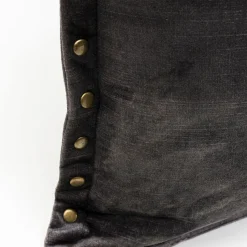 Outlet Kussen Nevada Dark Grey 45x45cm Vloerkleden & Textiel