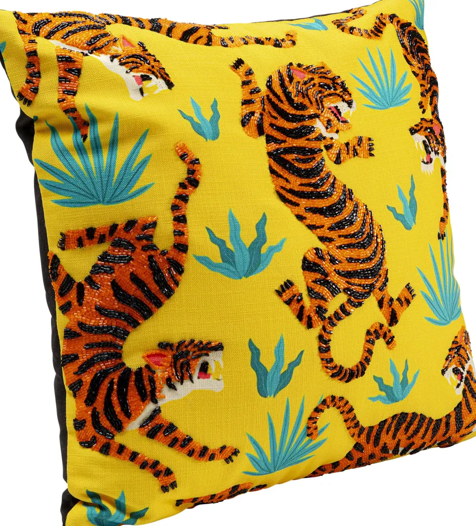 Best Sale Kussen Tiger Love Geel 45x45cm Vloerkleden & Textiel|Kasten
