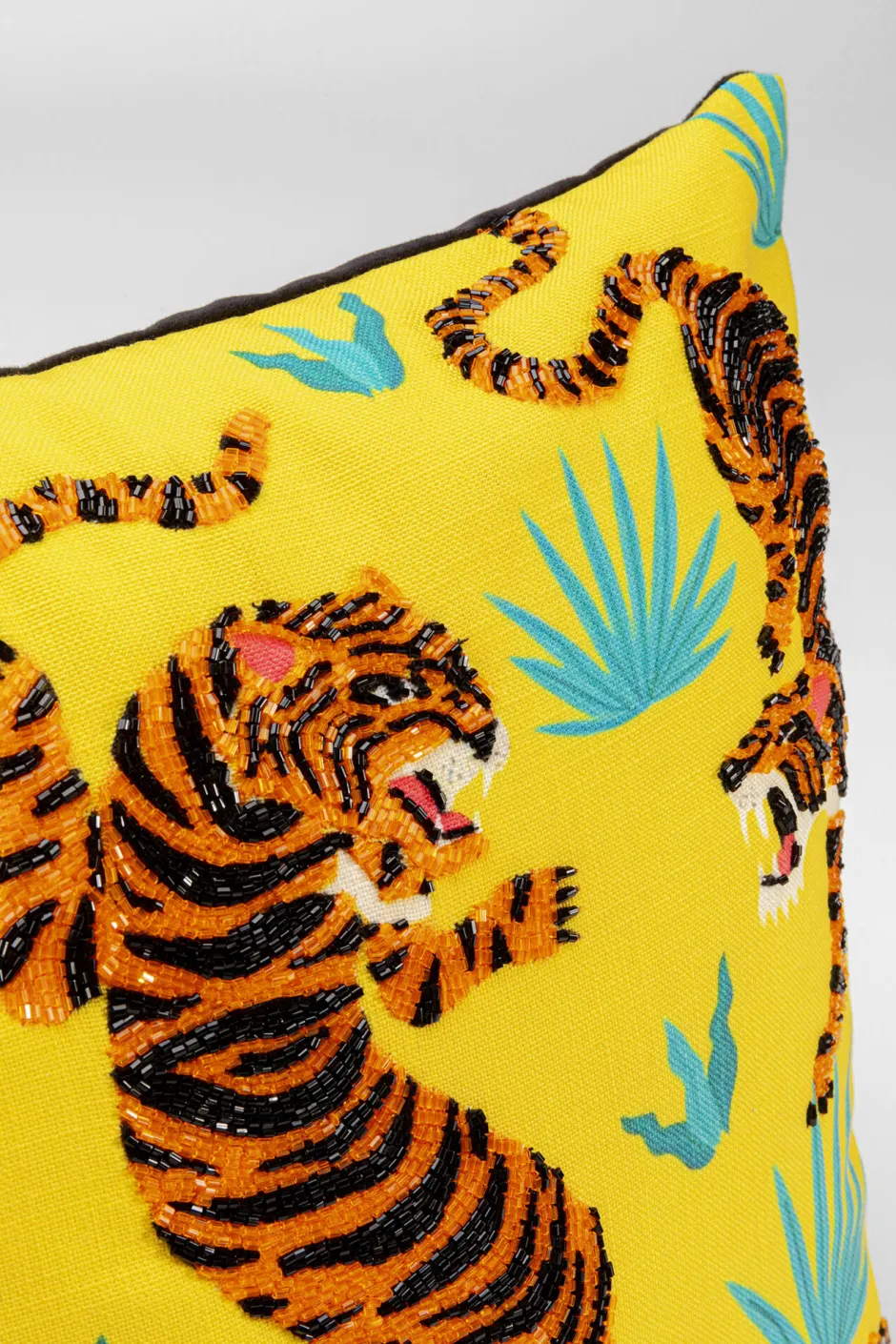 Best Sale Kussen Tiger Love Geel 45x45cm Vloerkleden & Textiel|Kasten