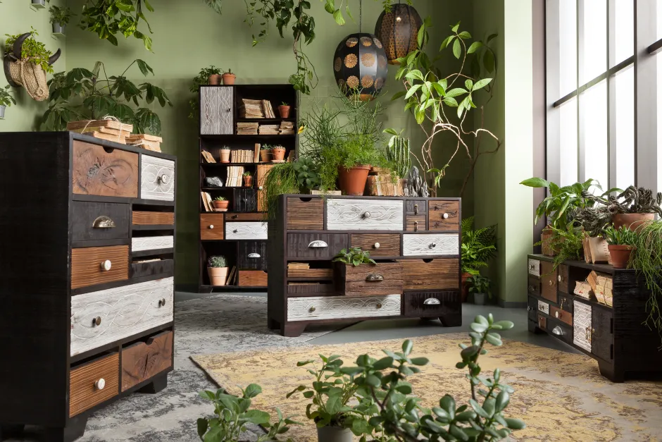 Store Ladekast Finca 14 Lades Kasten|Lage Kasten & Dressoirs