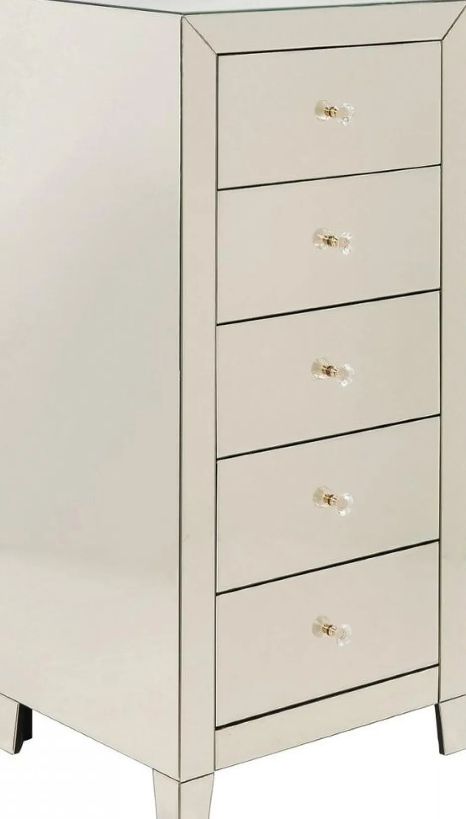 New Ladekast Luxury Champagne 5 Lades Kasten|Lage Kasten & Dressoirs