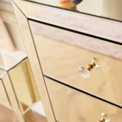 New Ladekast Luxury Champagne 5 Lades Kasten|Lage Kasten & Dressoirs