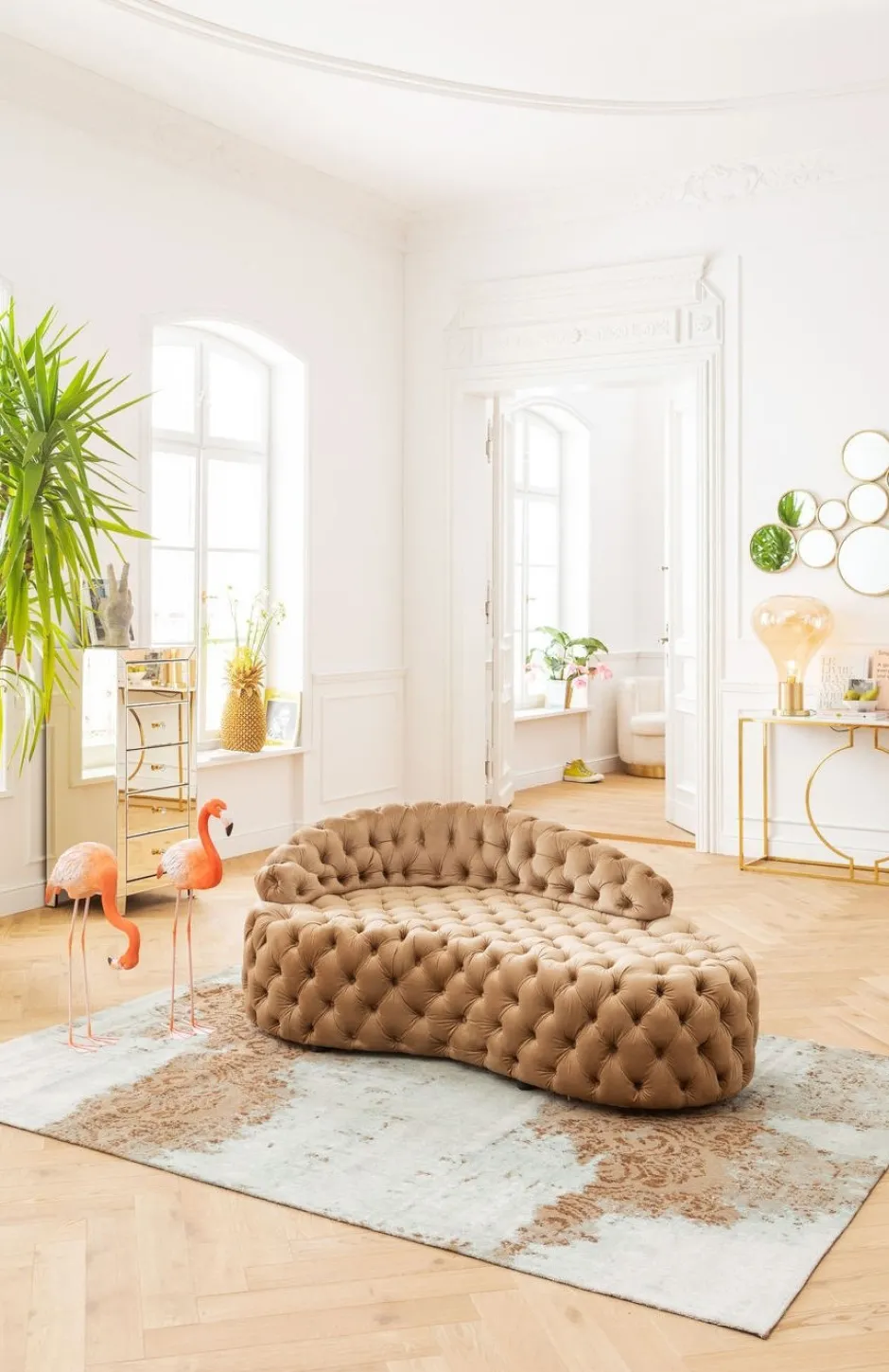 New Ladekast Luxury Champagne 5 Lades Kasten|Lage Kasten & Dressoirs