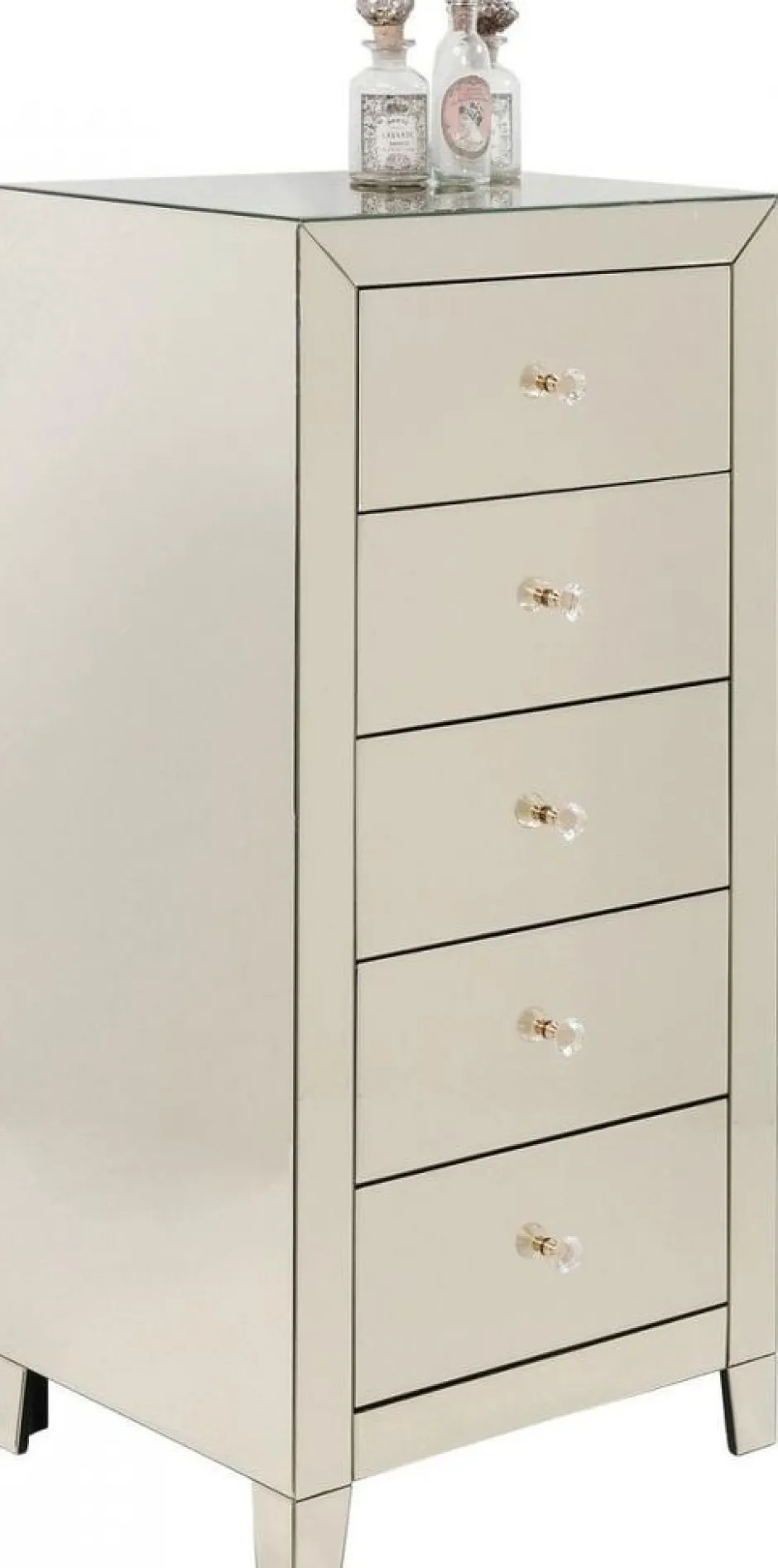 New Ladekast Luxury Champagne 5 Lades Kasten|Lage Kasten & Dressoirs
