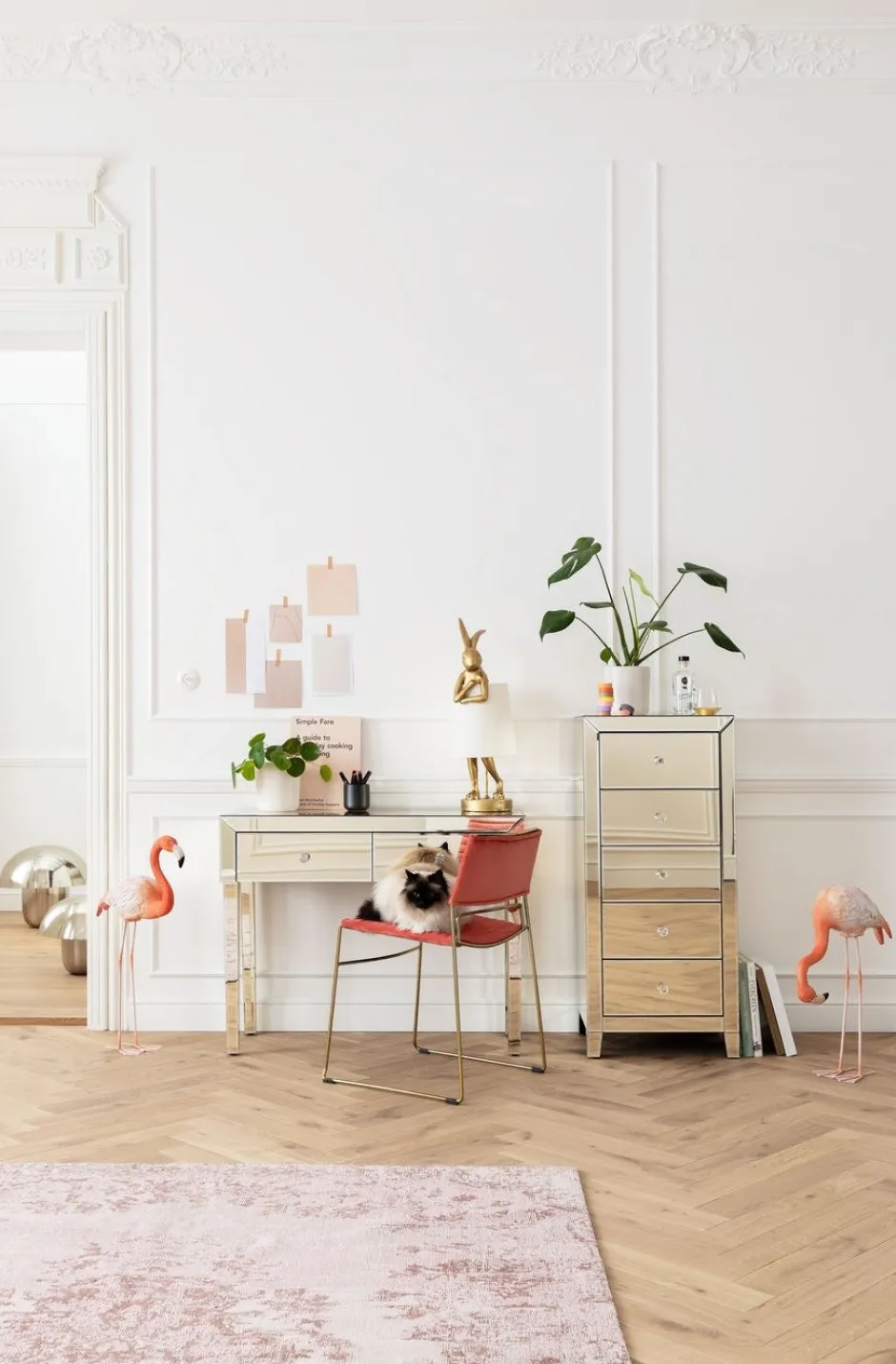 New Ladekast Luxury Champagne 5 Lades Kasten|Lage Kasten & Dressoirs