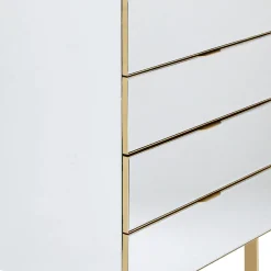 Cheap Ladekast Soran 5 Laden Gold 65x114cm Lage Kasten & Dressoirs