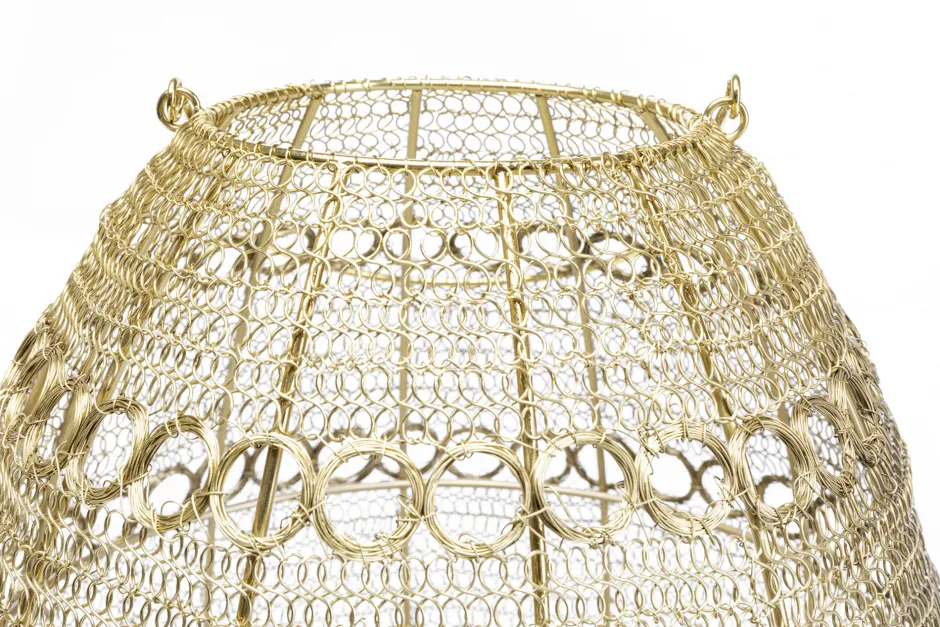 Online Lantaarn Hayat Cone Brass 37cm Woondecoratie|Kasten