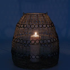 Online Lantaarn Hayat Cone Brass 37cm Woondecoratie|Kasten