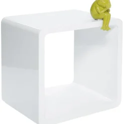 Sale Lounge Cube MDF Wit Kasten|Tuinmeubelen