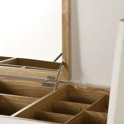 Shop Make-up Tafel Diva Croco Wit Kasten|Lage Kasten & Dressoirs