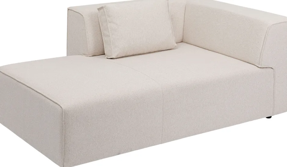 Best Modulaire Bank Infinity Ottomane Elements Cream Left 182cm Kasten|Tuinmeubelen