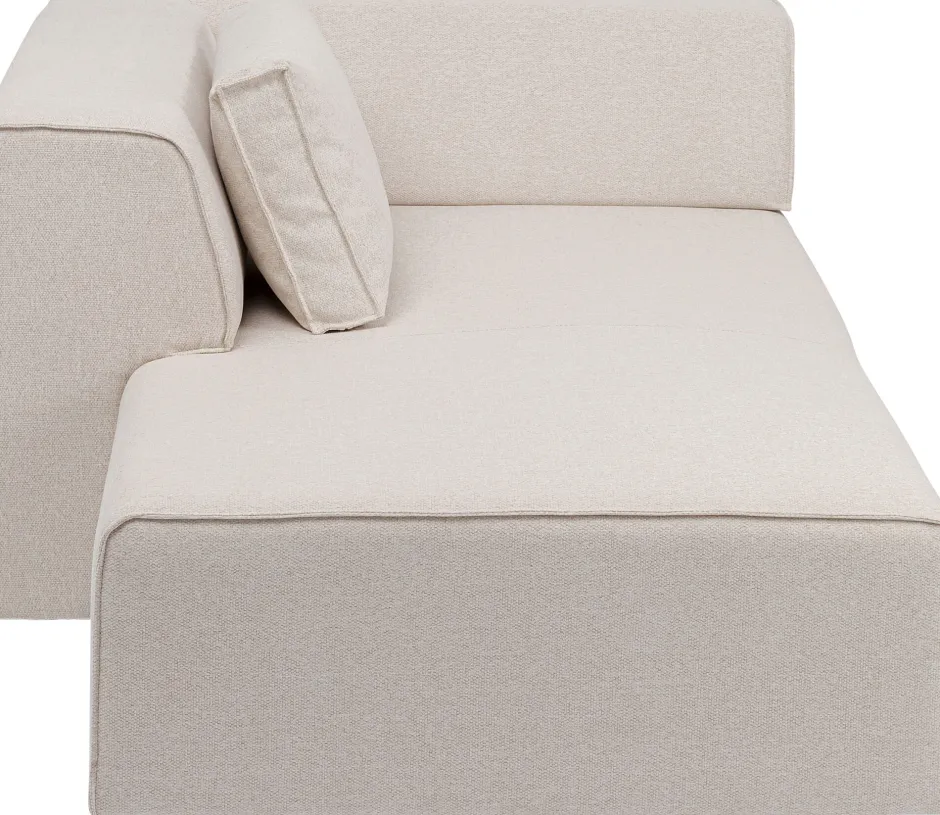 Best Modulaire Bank Infinity Ottomane Elements Cream Left 182cm Kasten|Tuinmeubelen