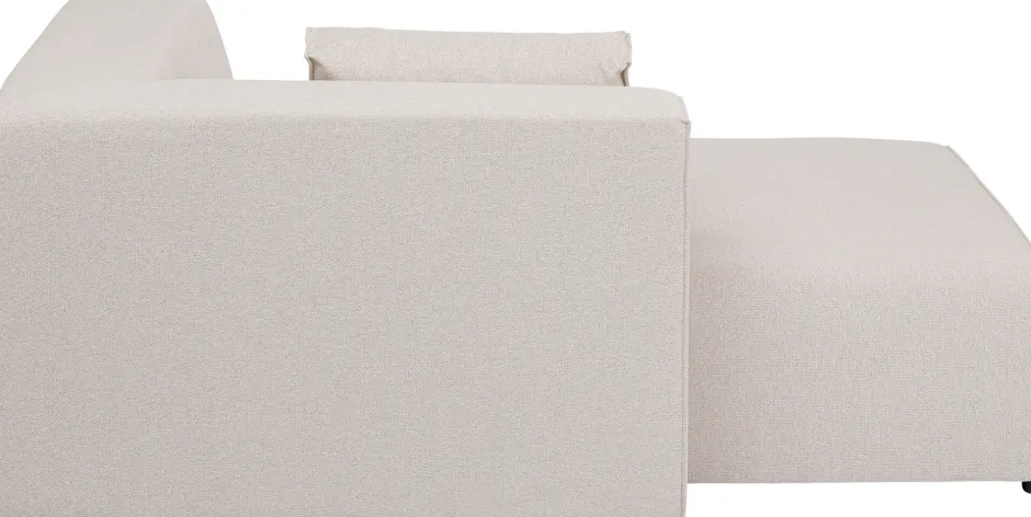 Best Modulaire Bank Infinity Ottomane Elements Cream Left 182cm Kasten|Tuinmeubelen