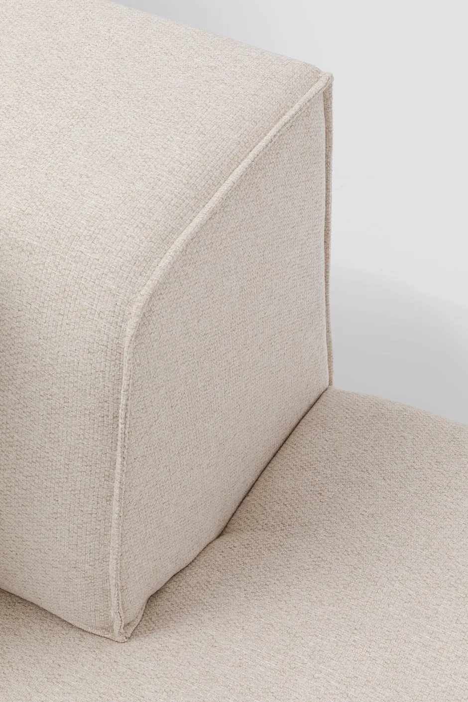 Best Modulaire Bank Infinity Ottomane Elements Cream Left 182cm Kasten|Tuinmeubelen