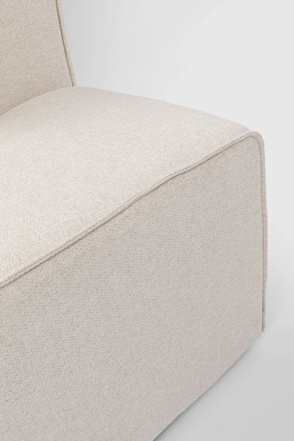 Best Modulaire Bank Infinity Ottomane Elements Cream Left 182cm Kasten|Tuinmeubelen