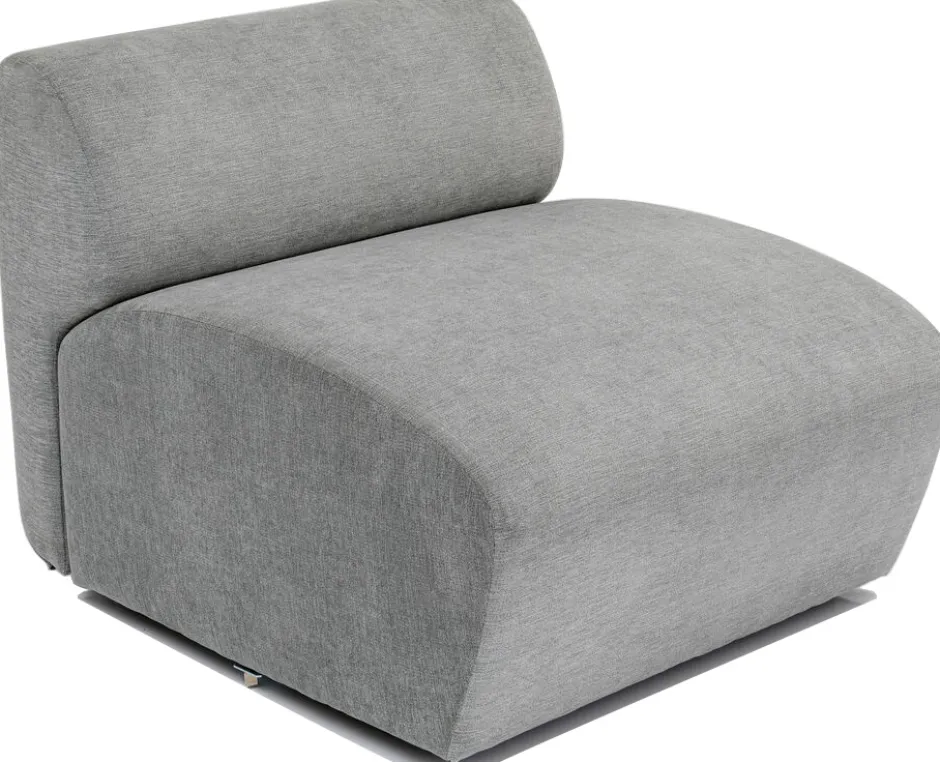 Store Modulaire Bank Lucca Middle Elements Grey 76cm Kasten|Tuinmeubelen