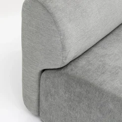 Hot Modulaire Bank Lucca Ottomane Elements Grey Right 90cm Kasten|Tuinmeubelen
