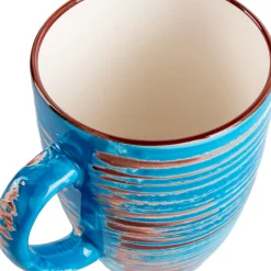 Outlet Mok Swirl Blauw Kasten|Tuinmeubelen