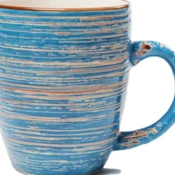 Outlet Mok Swirl Blauw Kasten|Tuinmeubelen