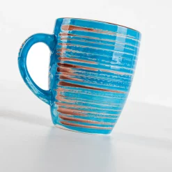 Outlet Mok Swirl Blauw Kasten|Tuinmeubelen