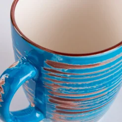 Outlet Mok Swirl Blauw Kasten|Tuinmeubelen