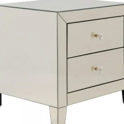 Outlet Nachtkastje Luxury Champagne 2 Lades Kasten|Lage Kasten & Dressoirs