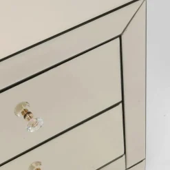 Outlet Nachtkastje Luxury Champagne 2 Lades Kasten|Lage Kasten & Dressoirs