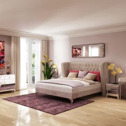 Outlet Nachtkastje Luxury Champagne 2 Lades Kasten|Lage Kasten & Dressoirs
