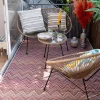 Outlet Outdoor Vloerkleed Zigzag Red 160x230cm Kasten|Tuinmeubelen