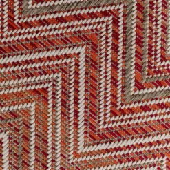 Outlet Outdoor Vloerkleed Zigzag Red 160x230cm Kasten|Tuinmeubelen